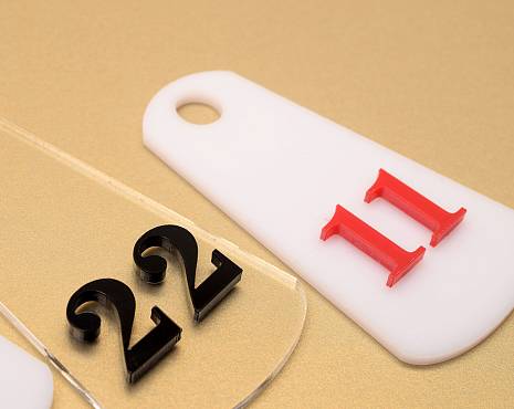 Пример работ «Номерки» №12