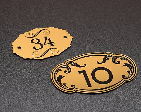 Пример работ «Номерки» №11