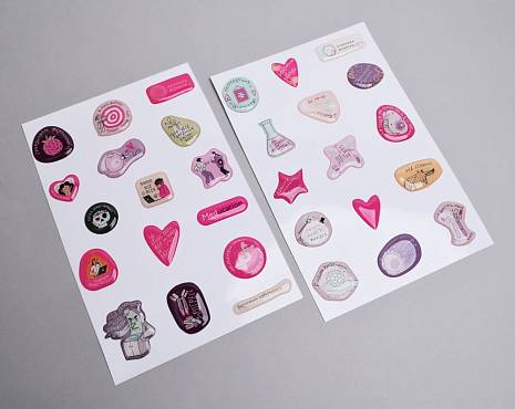 Пример работ «Наклейки со смолой» №22