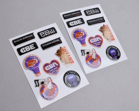 Пример работ «Наклейки со смолой» №70