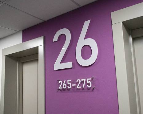 Пример работ «Изготовление навигации для ЖК и административных зданий» №50