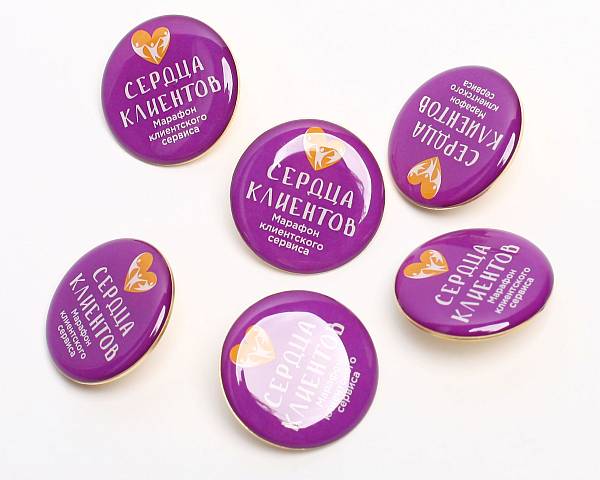 Значки с полимерной смолой