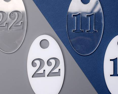 Пример работ «Номерки» №14