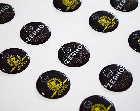 Пример работ «Наклейки со смолой» №62