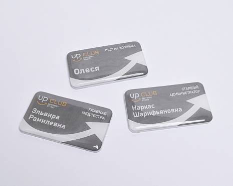 Пример работ «Бейджи со смолой» №2