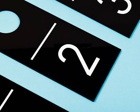 Пример работ «Номерки» №17