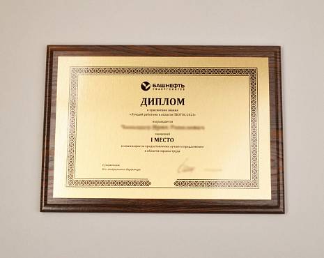 Пример работ «Подарочные плакетки» №10